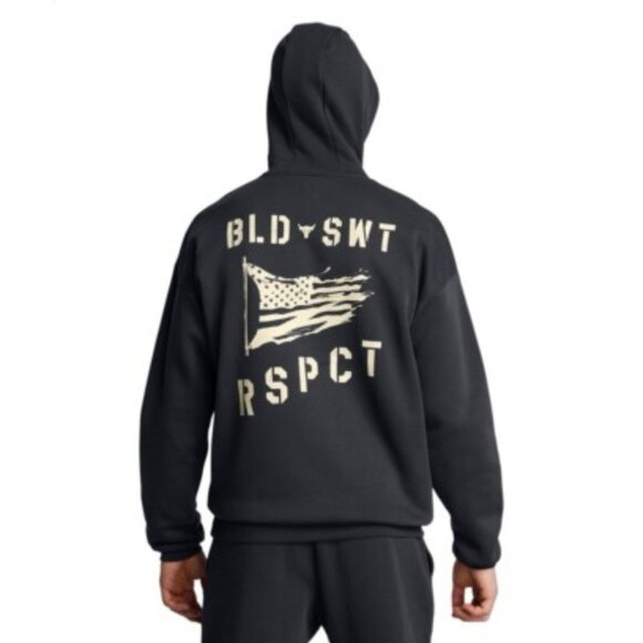 Under Armour Men's UA Project Rock Veterans Day Icon Hoodie Men’s size Medium - Picture 1 of 4
